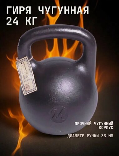 Изображение товара Гиря чугунная 24,0 кг