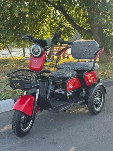 Изображение товара Электроскутер трехколесный Ikingi Sibtrike для пожилых 1000W, 60V/21AH