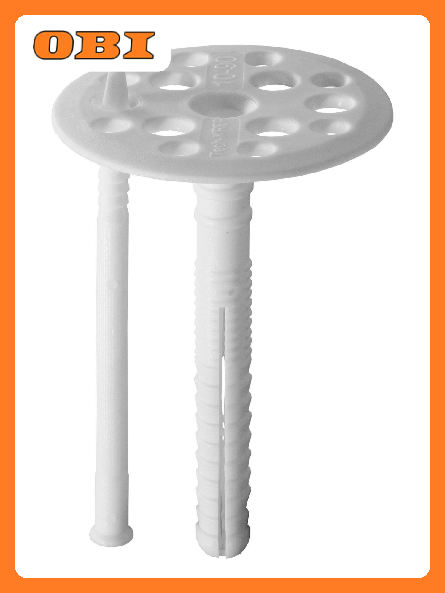 Дюбель Tech-KREP распорный полипропилен 10x90 мм 50 штук