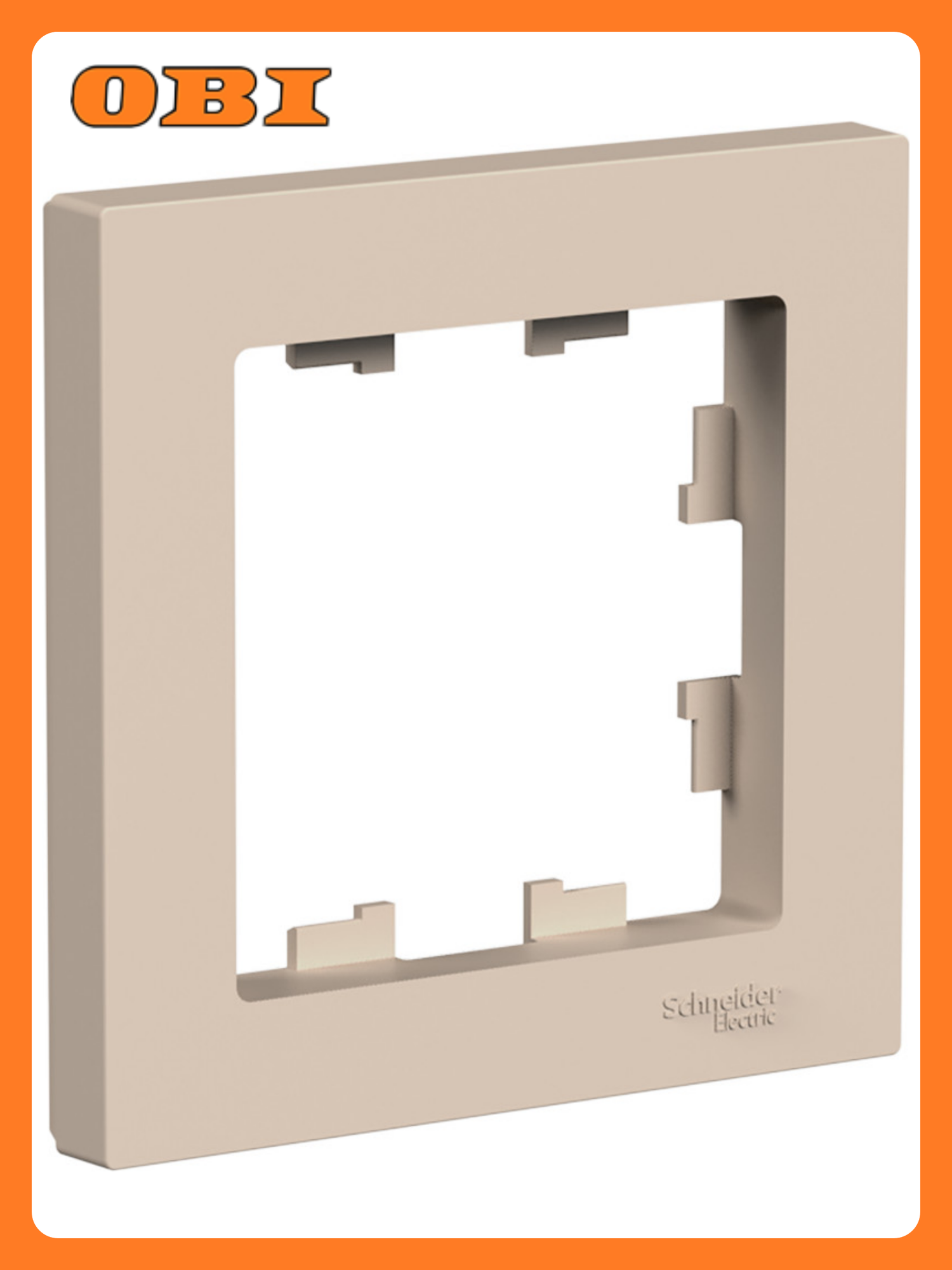 Рамка Systeme Electric AtlasDesign SE ATN001201 песочная одинарная IP20