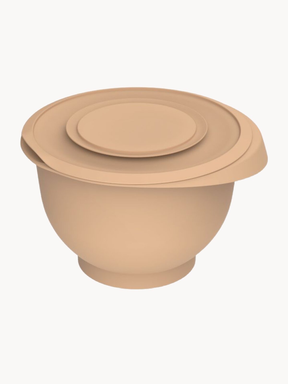 Набор мисок для взбивания «Кулинар», Альт-Пласт, пластик, 2шт, какао