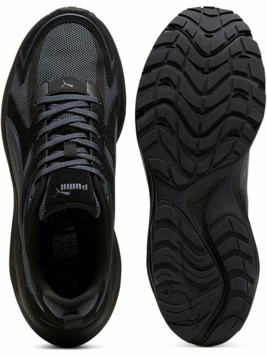 Кроссовки PUMA Hypnotic LS, размер 9 UK, черный/серый — фото 1