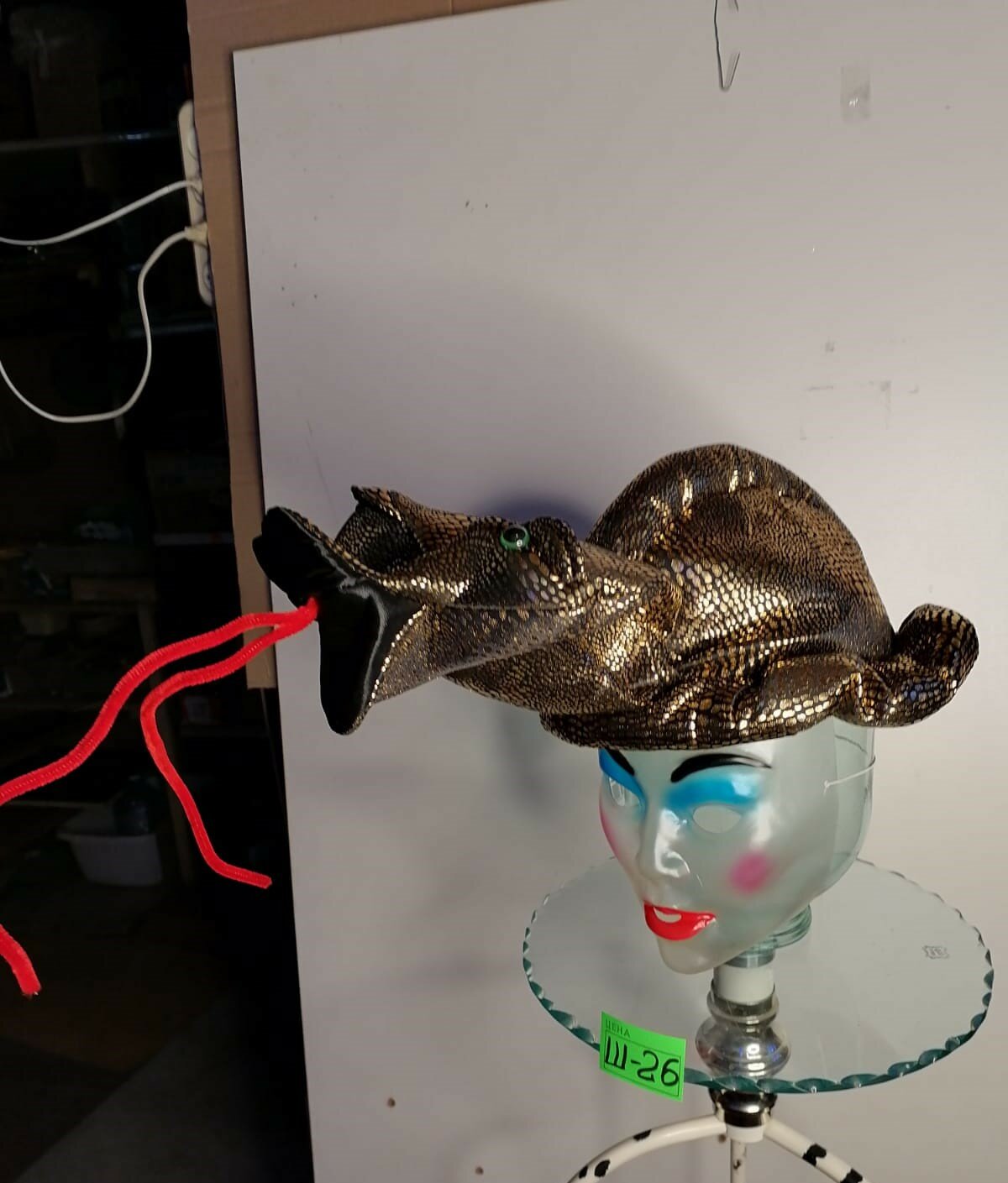 Карнавальная Шапка мышка серая