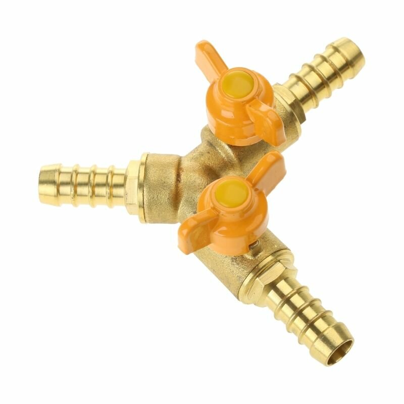 Газовый клапан с трехгнездной дроссельной заслонкой