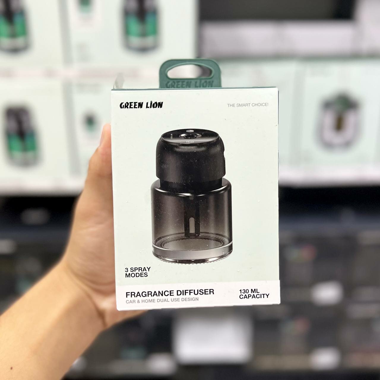 Green Lion Fragrance Diffuser 130 мл — Электрический ароматический диффузор для авто и дома