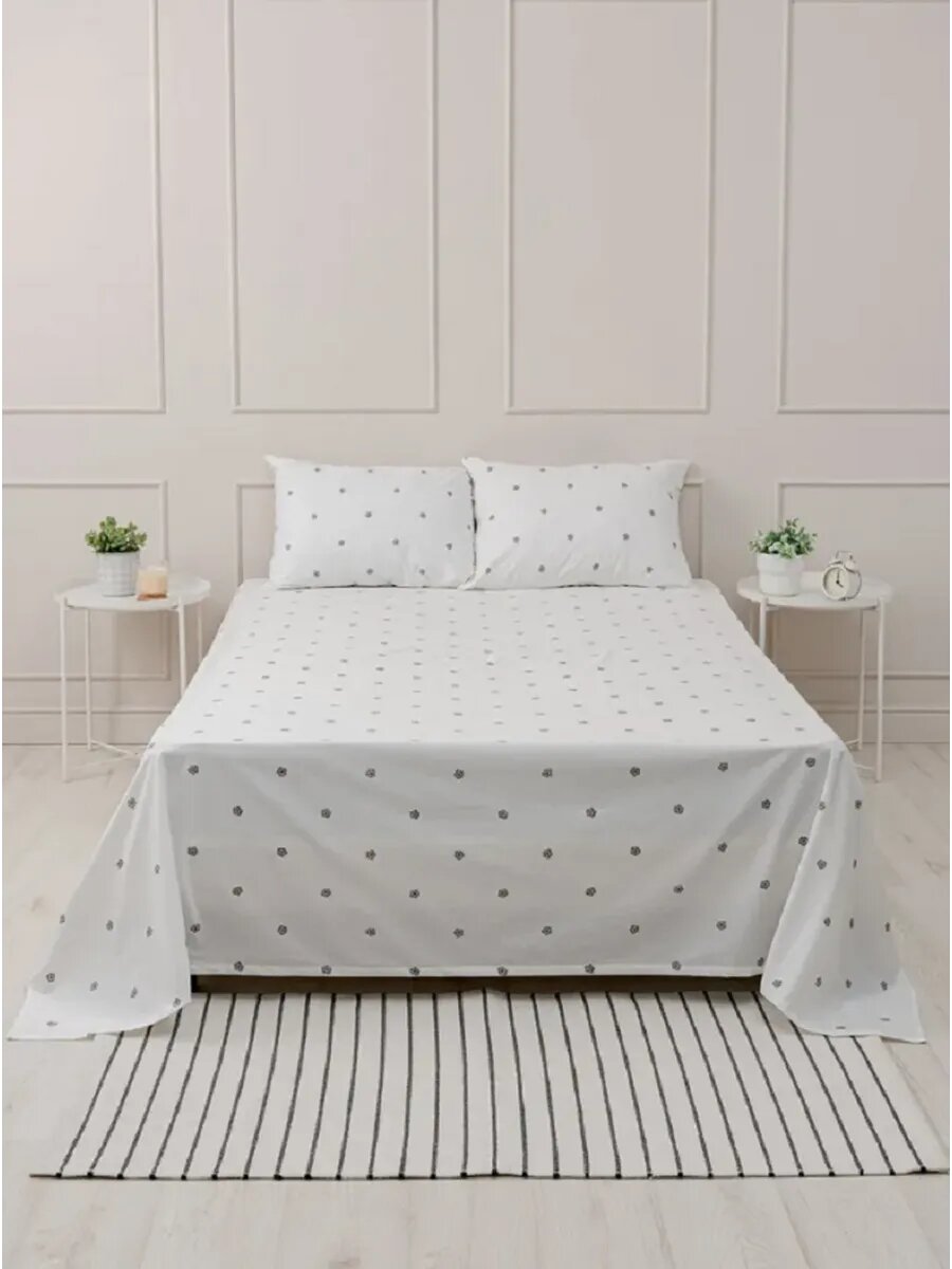 Простыня классическая 220*240 см (перкаль/вискоза) — фото 1