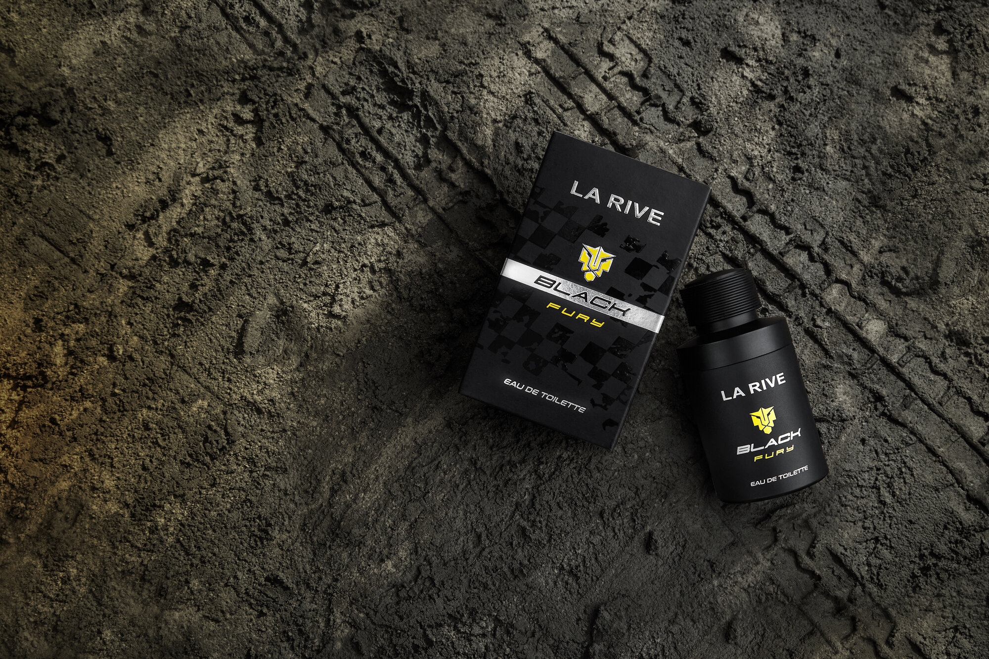 Мужская туалетная вода LA RIVE BLACK FURY EDT 75мл, производитель Польша