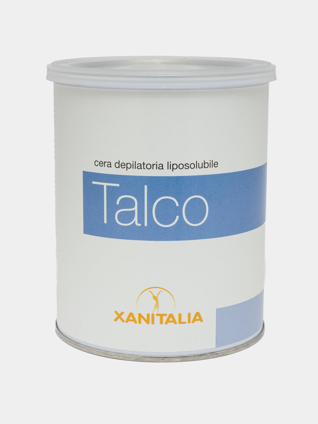 Воск для депиляции Xanitalia, в банке, 800мл, Тальк, голубой/белый
