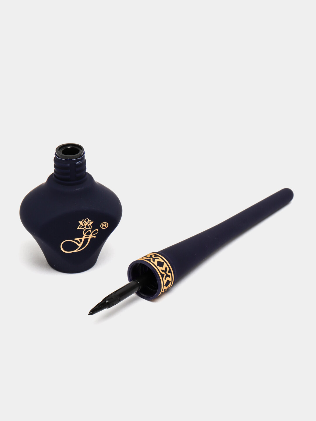 Подводка контур для глаз, Dip Eyeliner Ffleur, черная, жидкая, водостойкая, 5 мл — фото 1