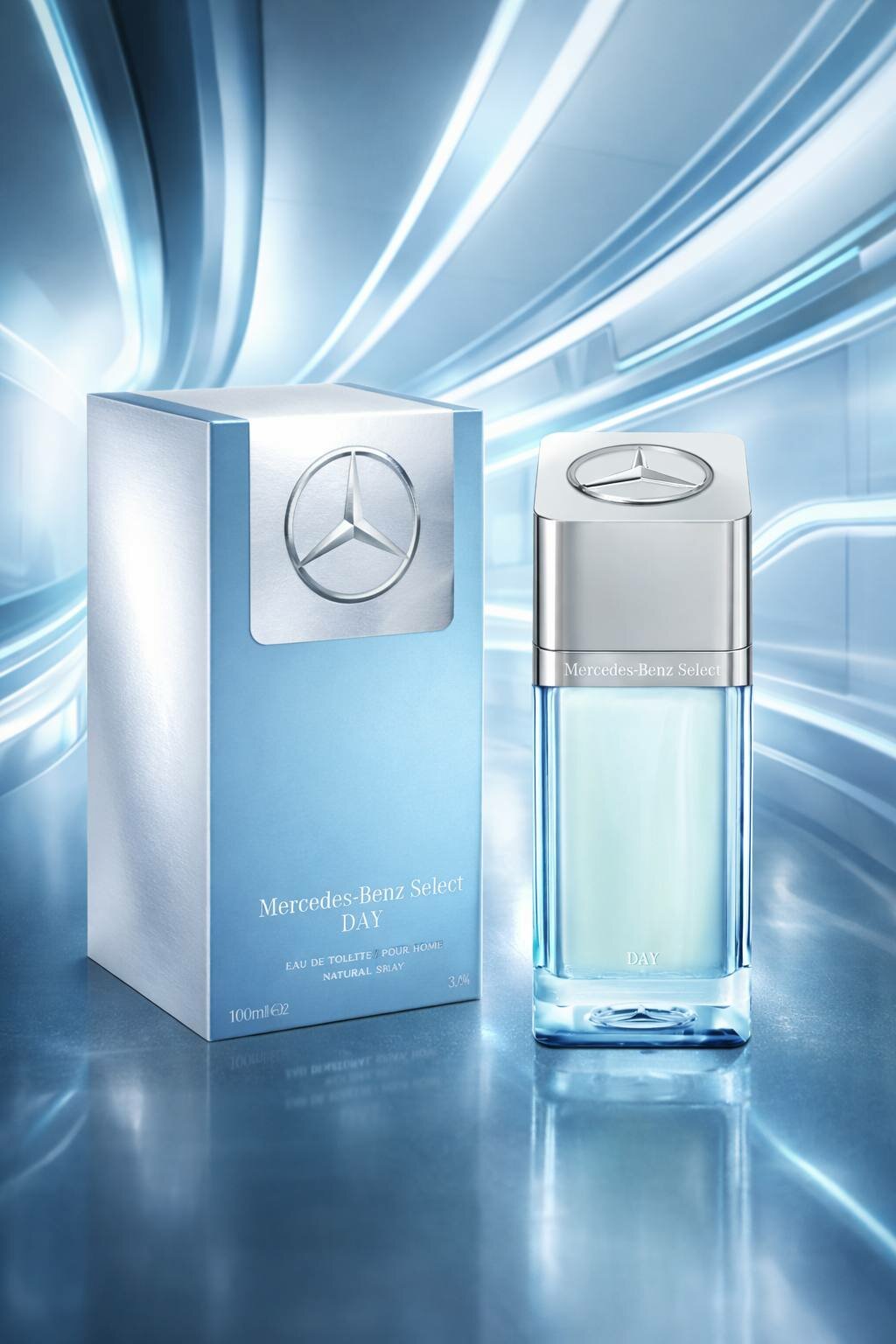 Парфюмированная вода для мужчин, Mercedes-Benz Select Day, 100 мл, франция