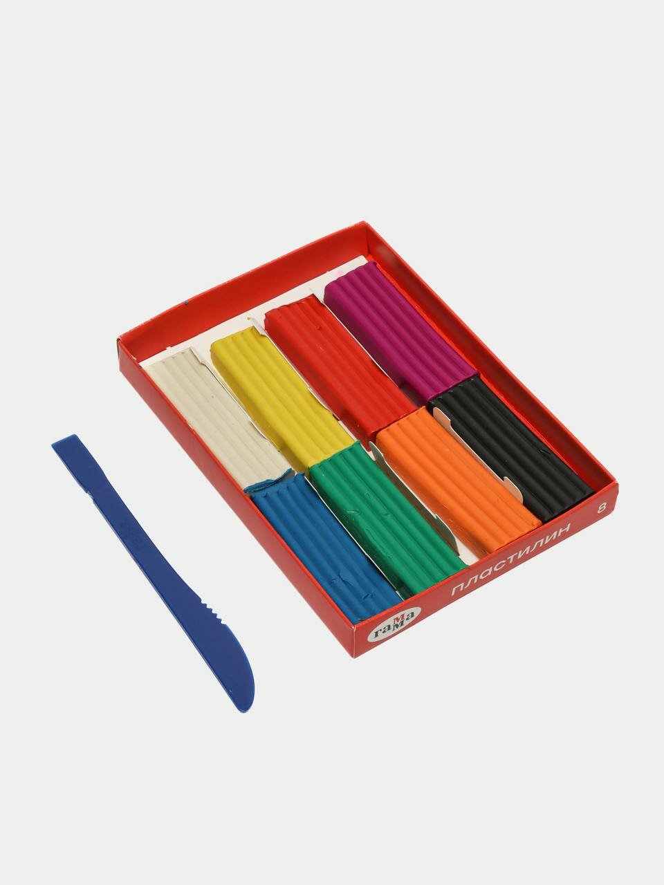 Пластилин " Гамма " Мультики, 8 цветов — фото 1