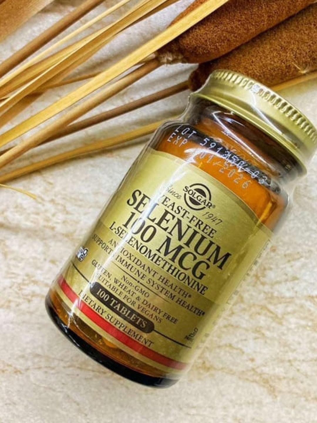 Селен 100мкг Solgar – антиоксидант и иммунитет, 100 таблеток — фото 1