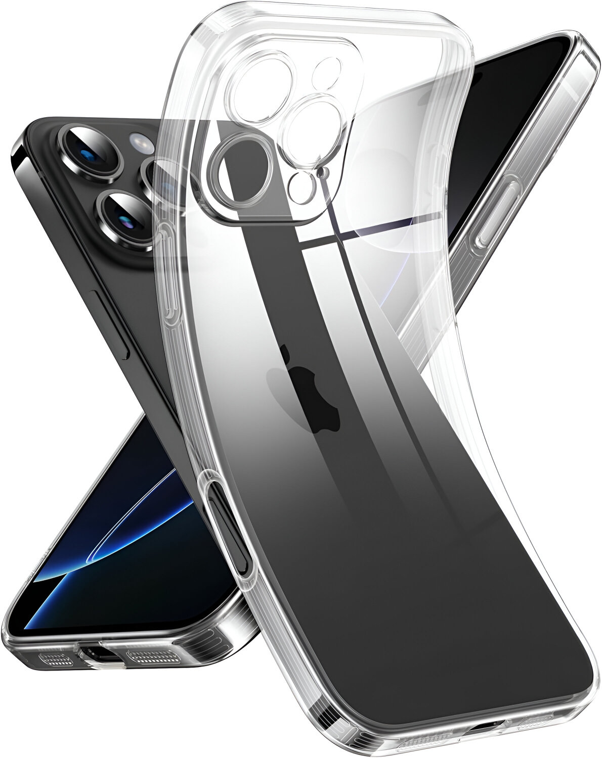 Чехол на Айфон 16 Про / Противоударный чехол на iPhone 16 Pro, силиконовый