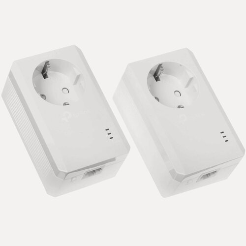 Изображение товара Комплект адаптеров Powerline TP-LINK TL-PA4010P KIT, белый, 2 шт