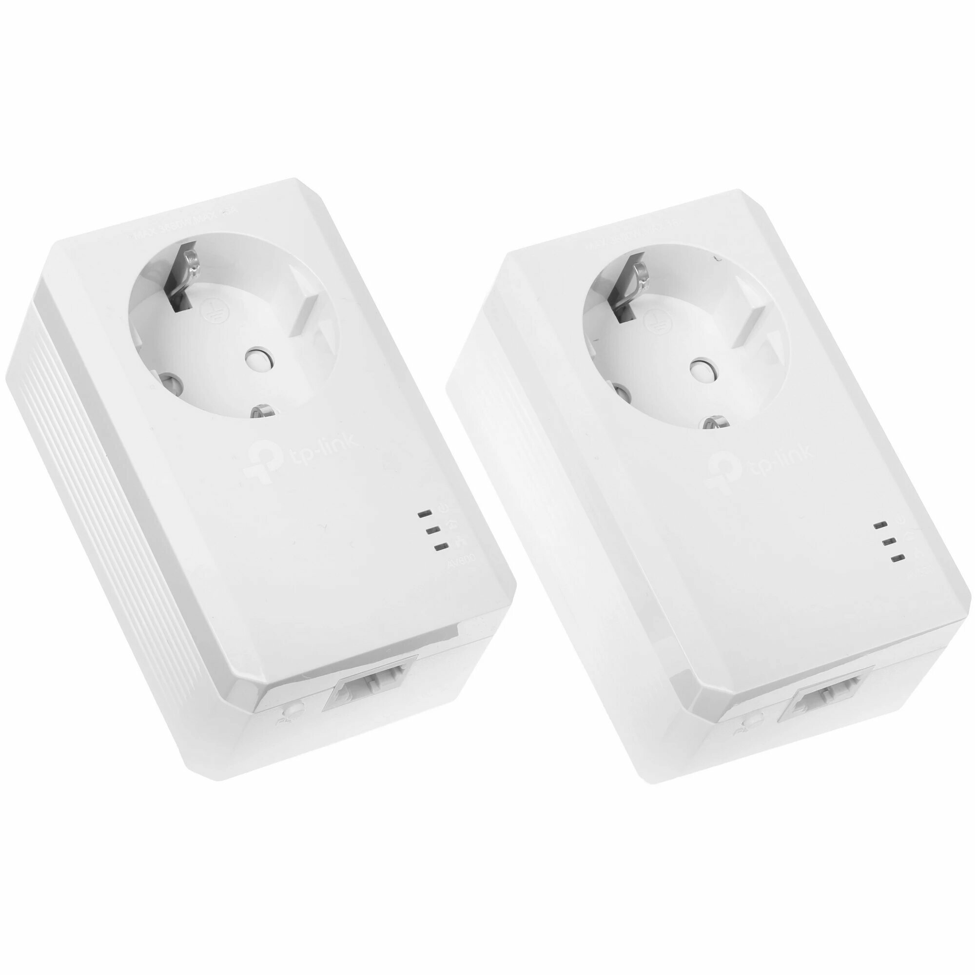 Комплект адаптеров Powerline TP-LINK TL-PA4010P KIT, белый, 2 шт