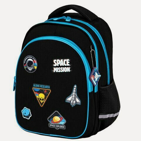 Изображение товара Рюкзак BRAUBERG OPTIMA, 2 отделения, с брелком, "Open space", 36х27х18 см, 272095