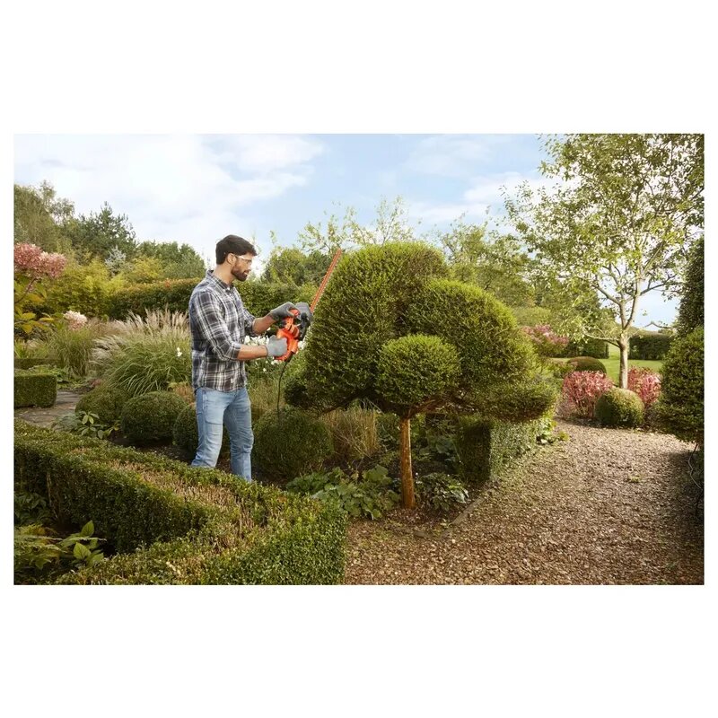 Электрический кусторез Black & Decker BEHT201-QS — фото 1