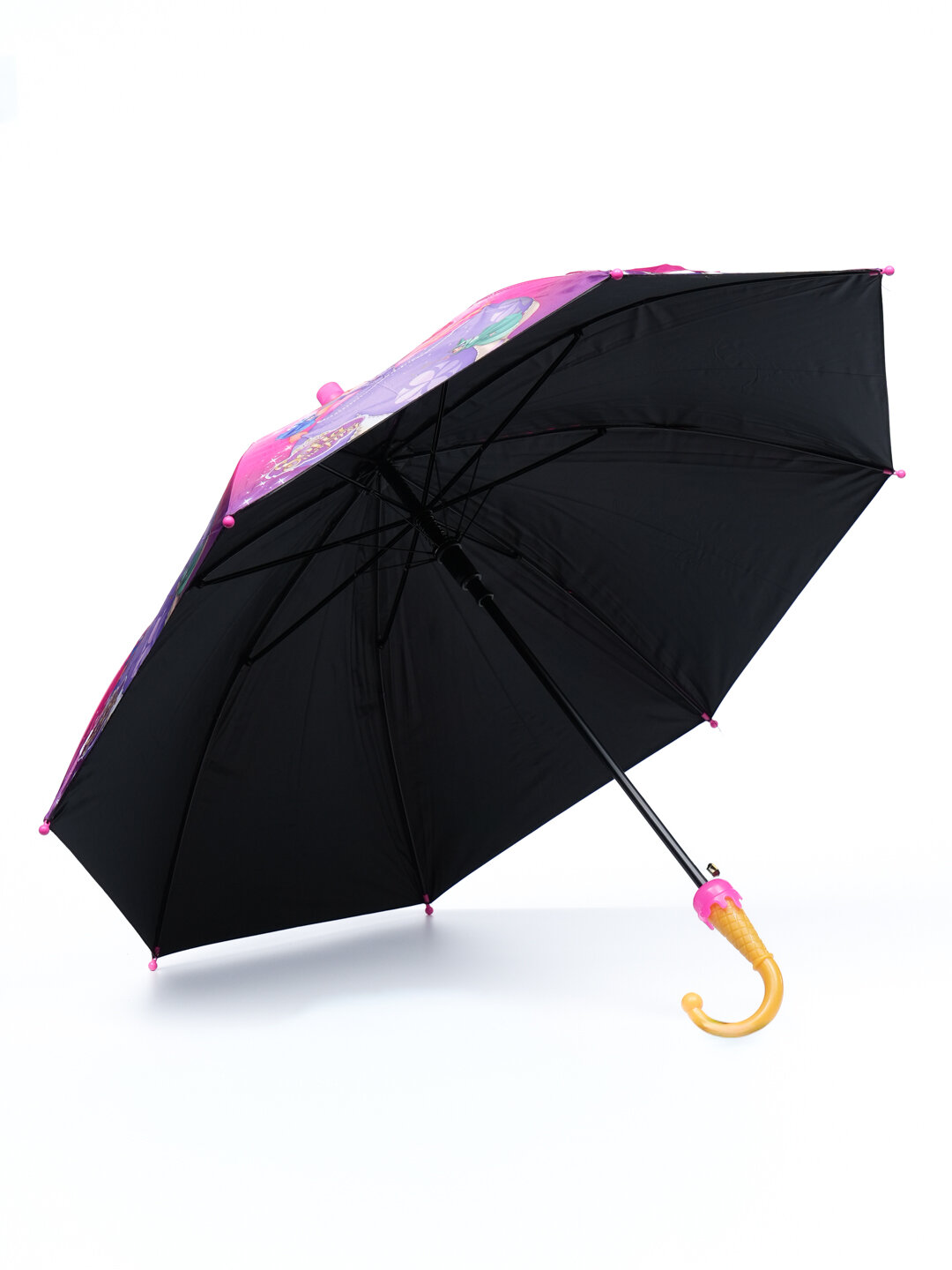 Зонт-трость , розовый — фото 1