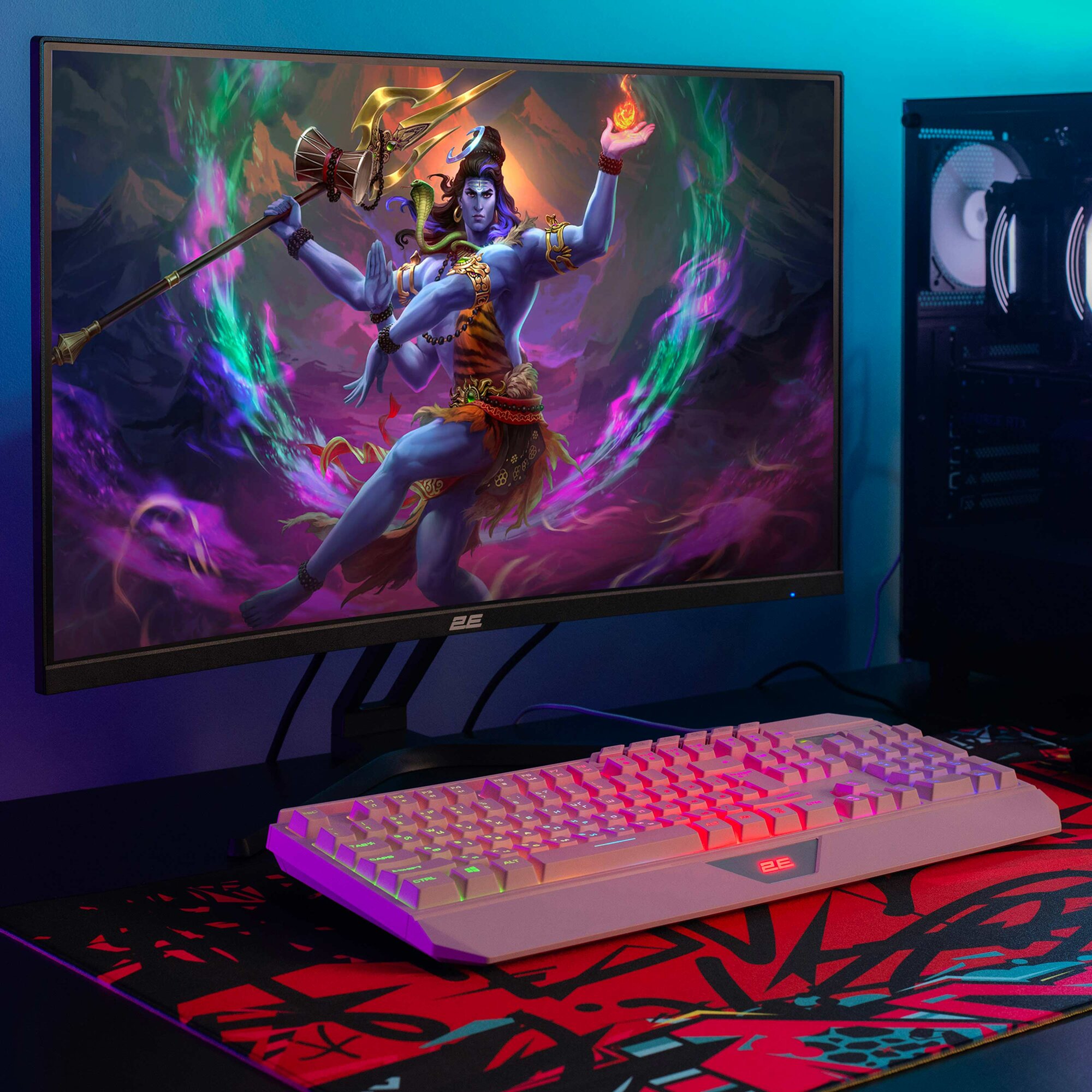 Monitor 2E GAMING 27" R2723BV HDMI, DP, VA, 1920x1080, 165Hz, 1ms, CURVED, FreeSync — фото 1