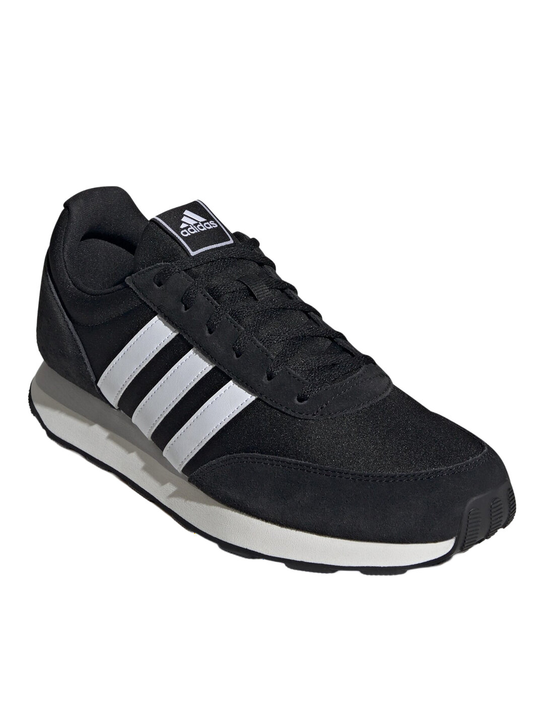 Кроссовки adidas Run 60s, размер 9,5 UK, Core Black / Cloud White / Core White — фото 1