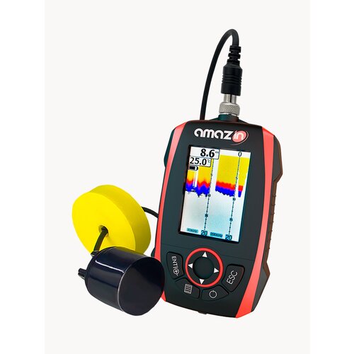 Эхолот для рыбалки Amazin FishFinder FF777-DUAL-ONE проводной для зимней и летней рыбалки с лодки