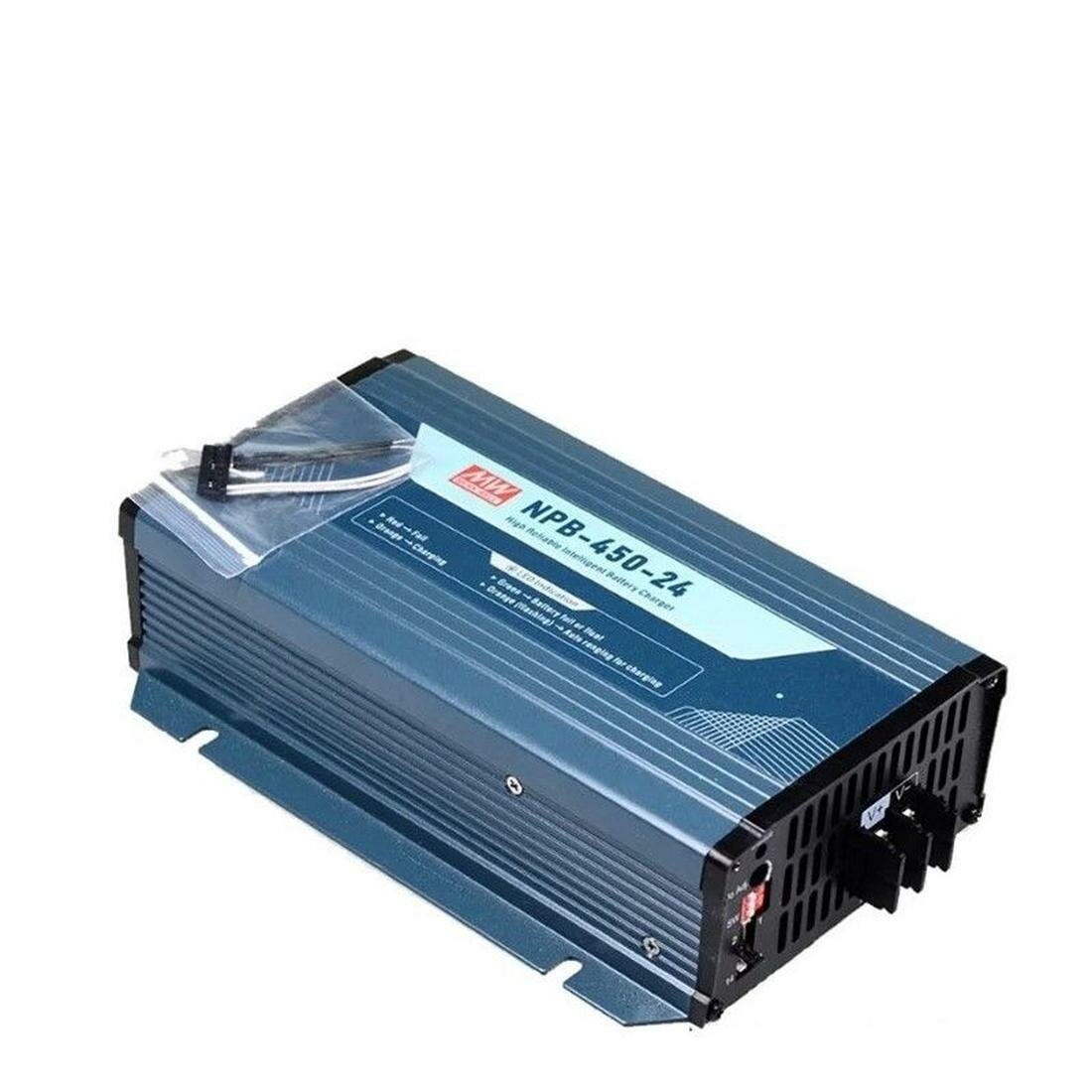 Умное зарядное устройство Mean Well NPB 450 24  макс  выходной ток 13500 мА