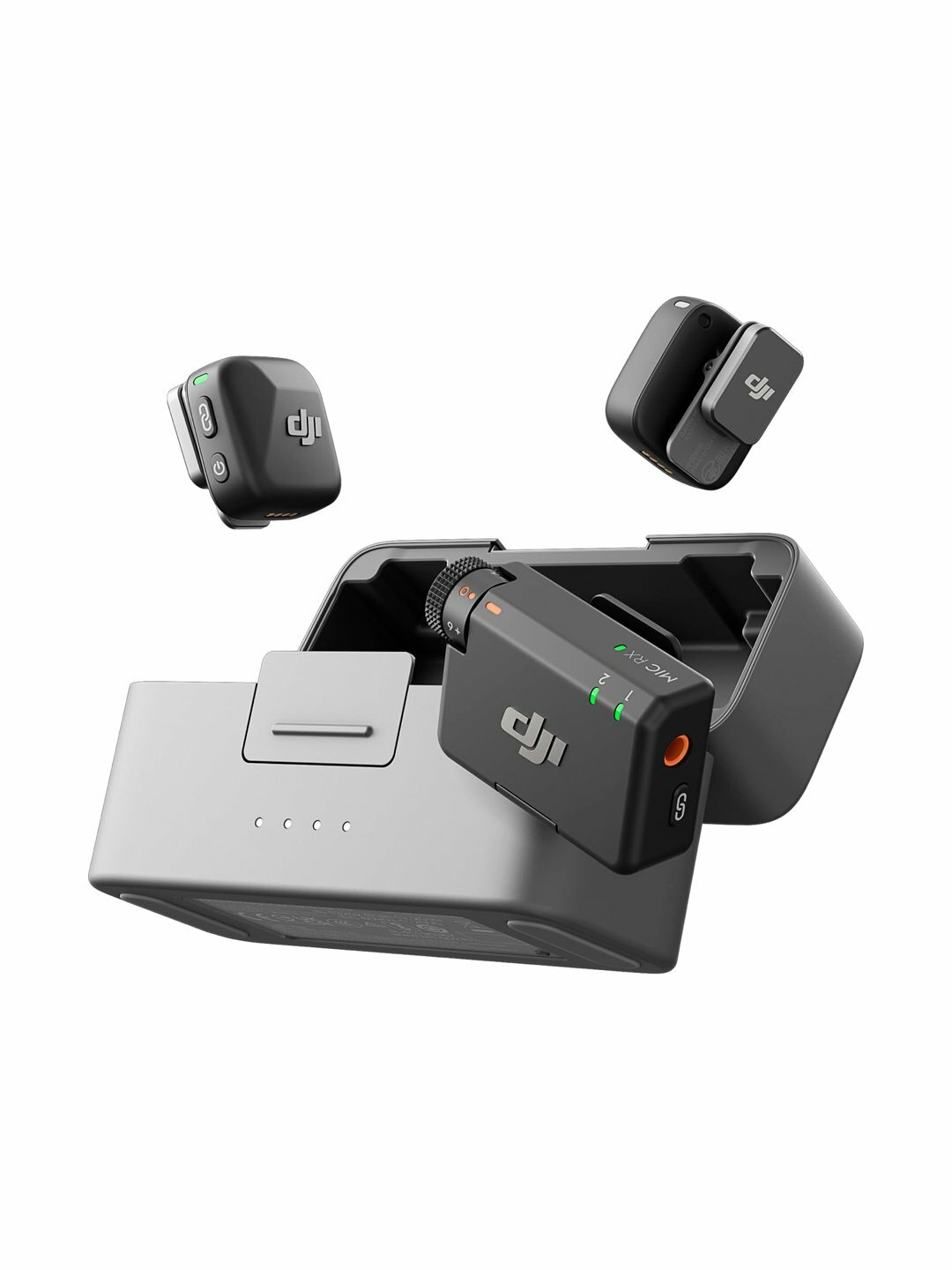 Микрофон DJI Mic Mini беспроводной, до 48 ч работы, дальность передачи до 400 м, авто RX с камерой