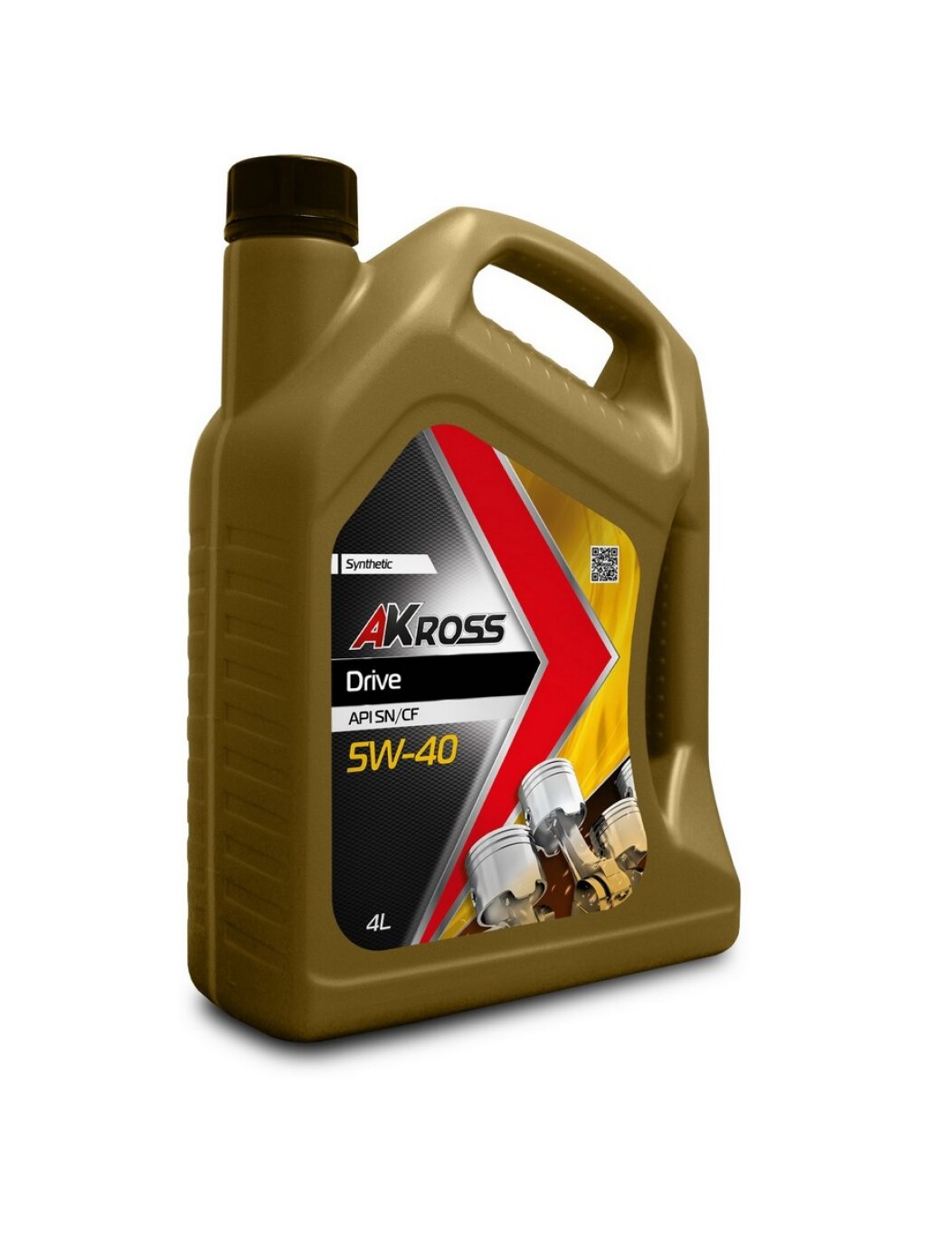 Моторное масло AKross Drive 5W-40 синтетическое 4 л