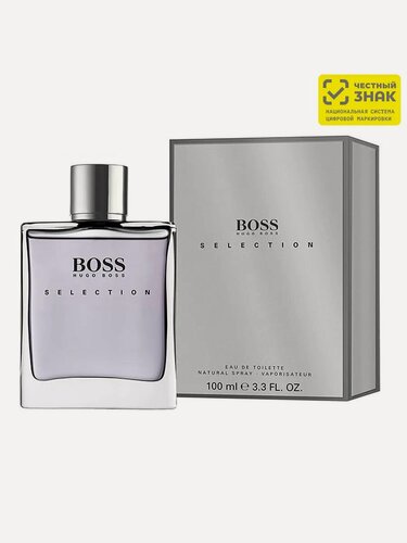 Изображение товара Туалетная вода для мужчин Hugo Boss Boss Selection 100 мл, свежий фужерный древесный аромат