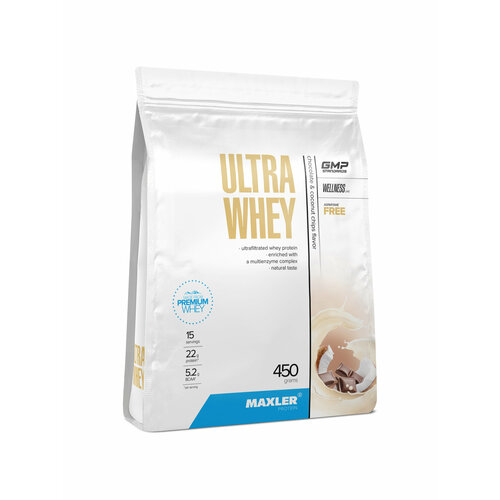 Maxler Ultra Whey 450 гр пакет (Maxler) Шоколадно-кокосовая стружка