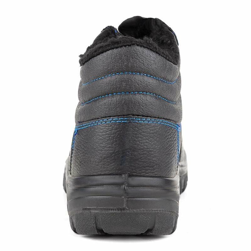 Ботинки рабочие утепленные модель 14 ПУ из кожи с металлическим подноском черные размер 45 1413751