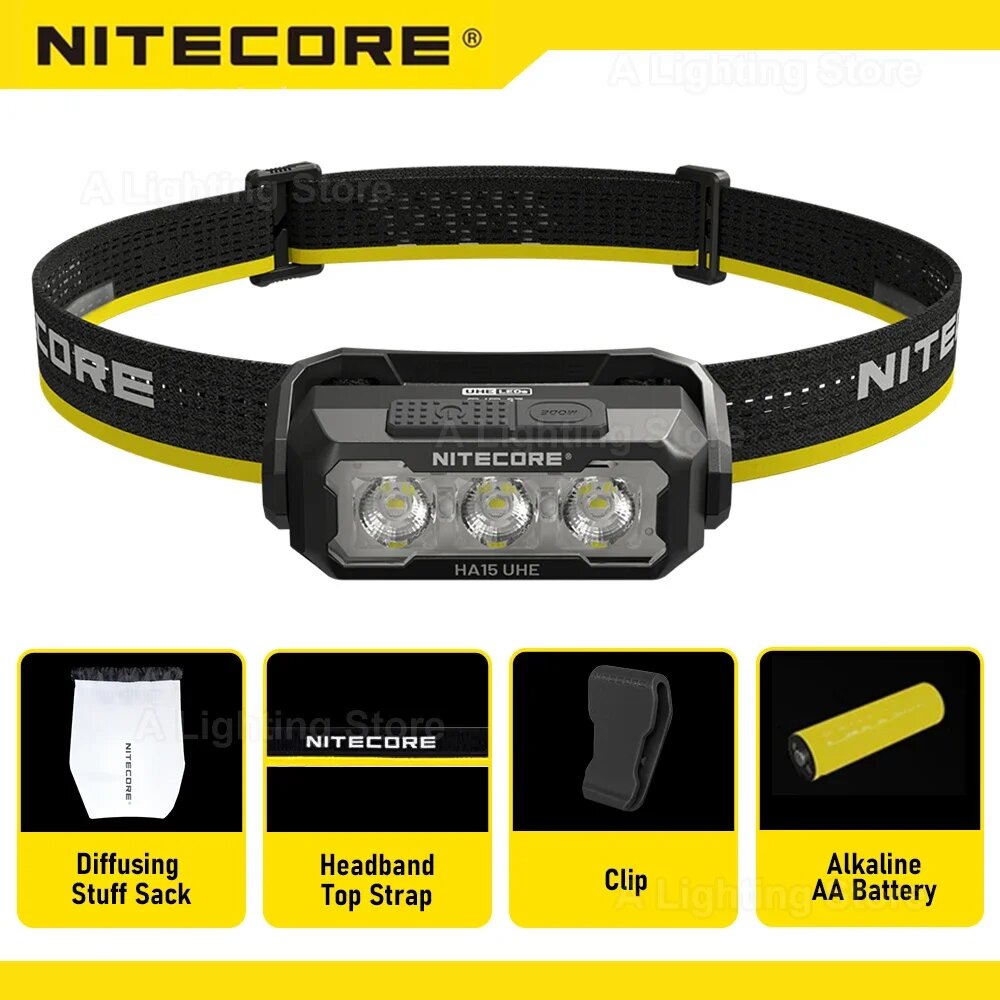 NITECORE HA15 UHE налобный фонарь