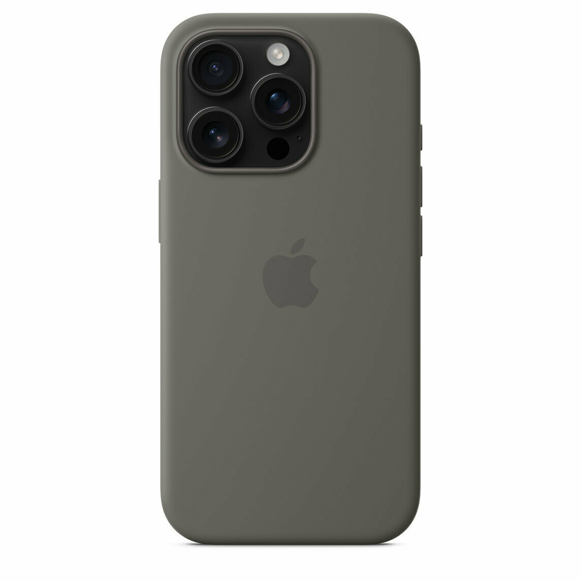 Силиконовый чехол MagSafe для iPhone 16 Pro Max / Silicone Case Stone Gray / Серый — фото 1