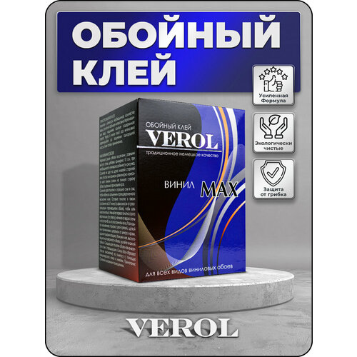 фото Клей обойный виниловый verol max усиленный, 500г