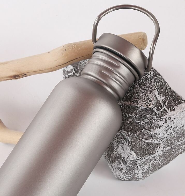 Бутылка для воды титановая (WolfTrail), 600 мл — фото 1