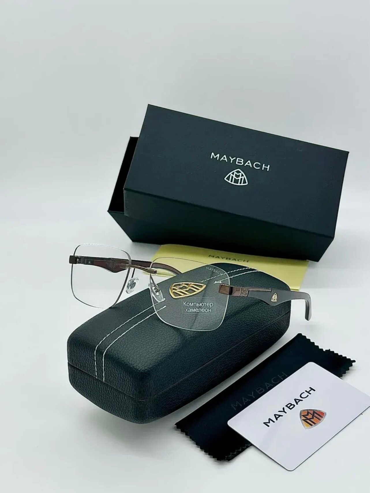 Солнцезащитные очки MAYBACH, коричневый