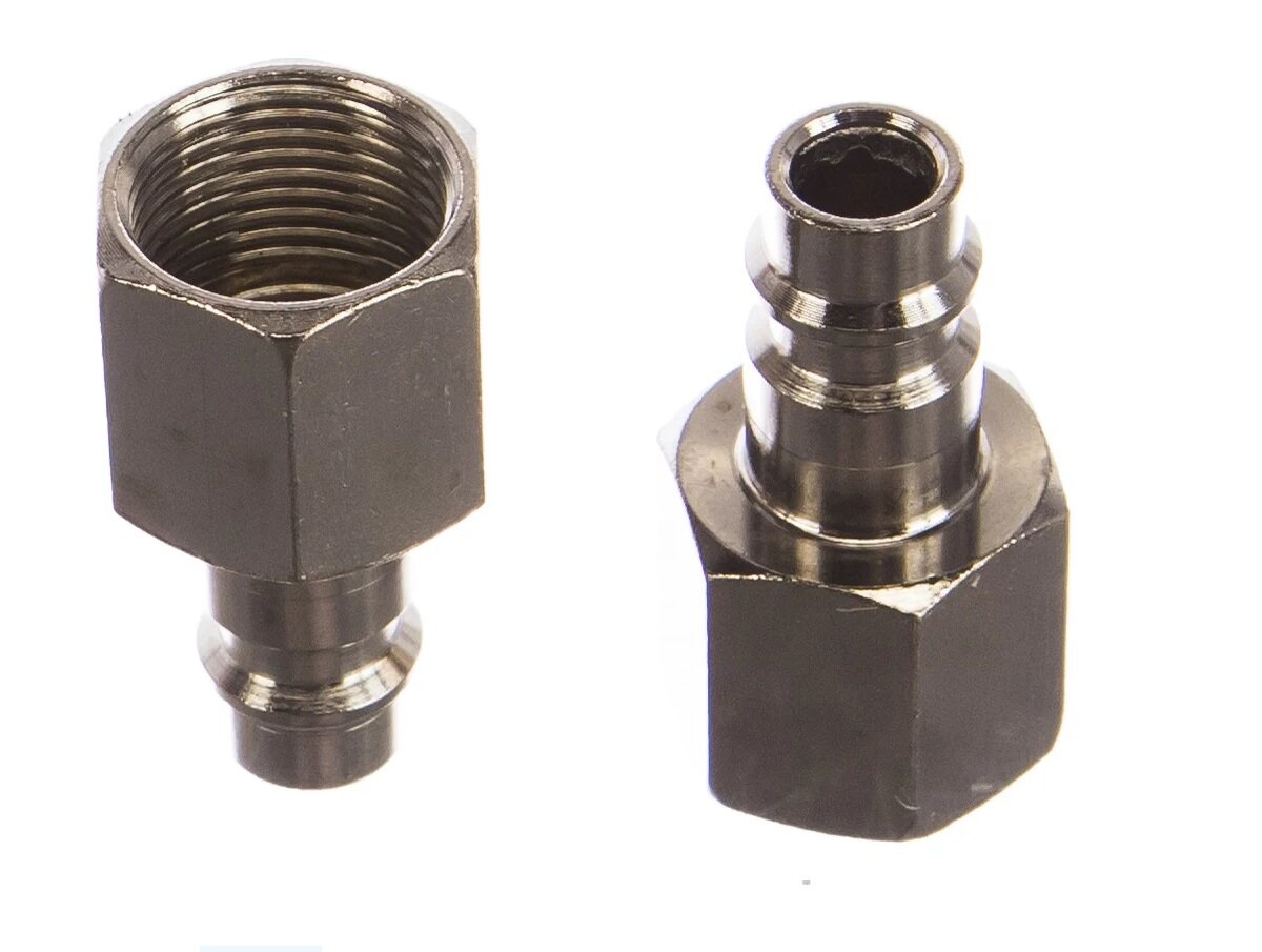 Ниппель универсальный быстросъемный ("папа") 3/8" внутренняя резьба 2 шт. Stels 57060