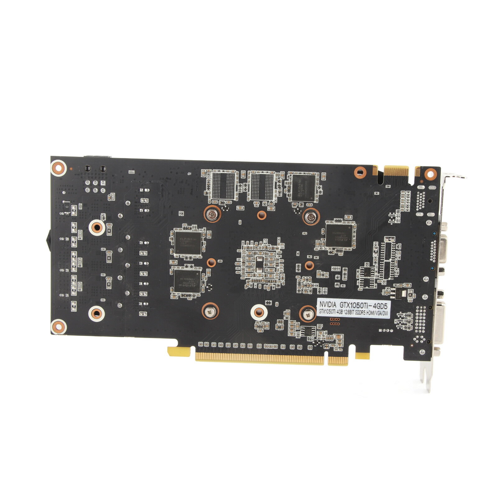 Видеокарта GTX1050TI с двумя вентиляторами и охлаждением для настольных ПК, 4ГБ для игр