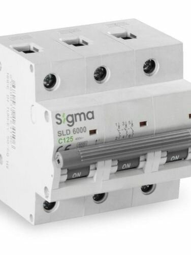 Автоматический выключатель SIGMA ELEKTRIK 3P C 100A 6kA — фото 1