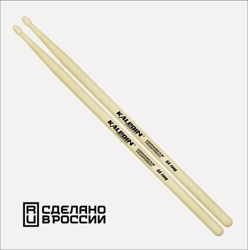 Изображение товара Барабанные палочки, граб, деревянный наконечник, Kaledin Drumsticks 7KLHB5AL 5A Long