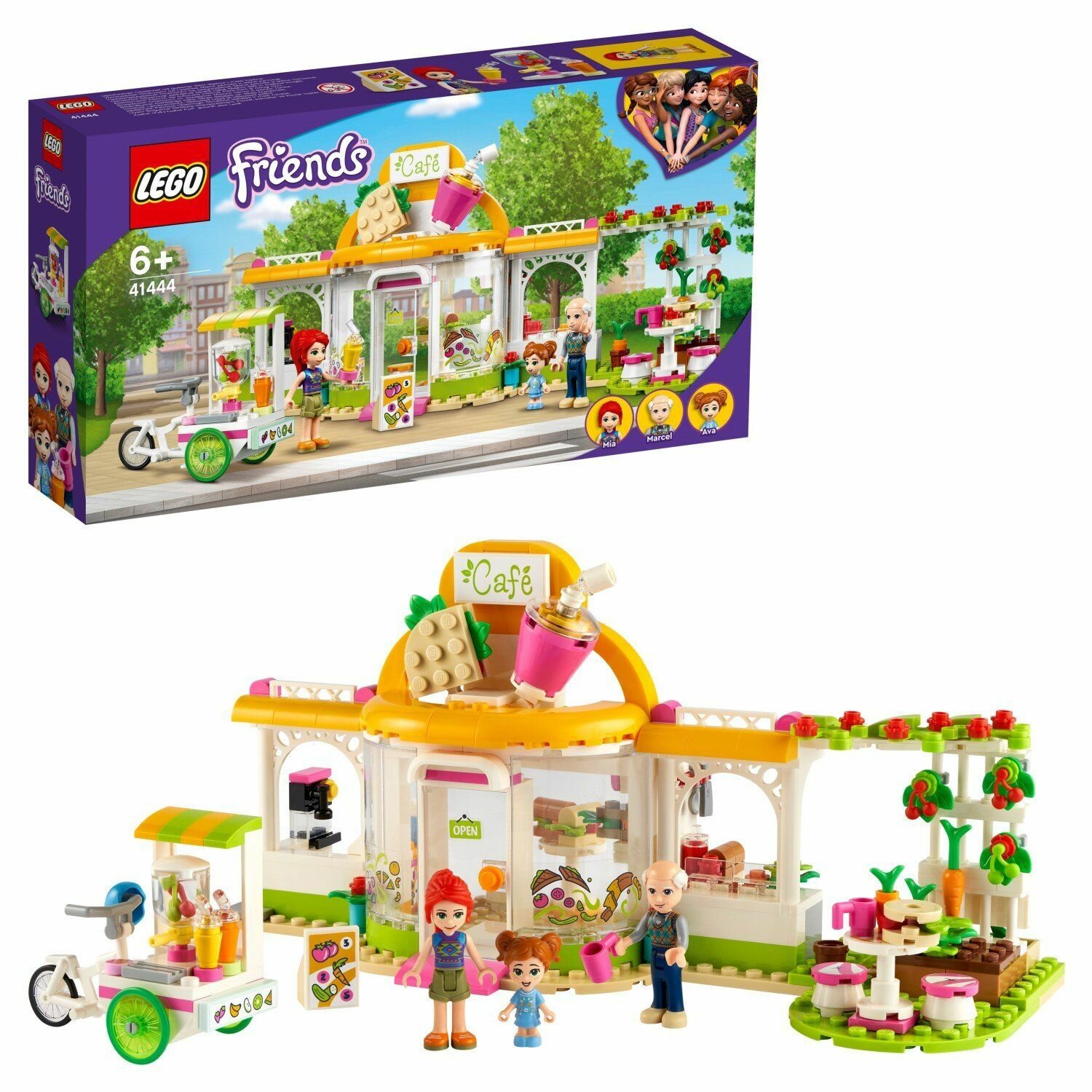 Lego Friends Органическое кафе Харлейк-Сити 41444