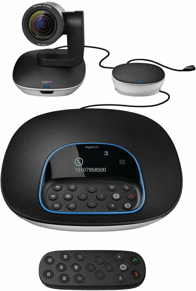 Logitech GROUP система видеоконференций Система групповых видеоконференций 960-001057