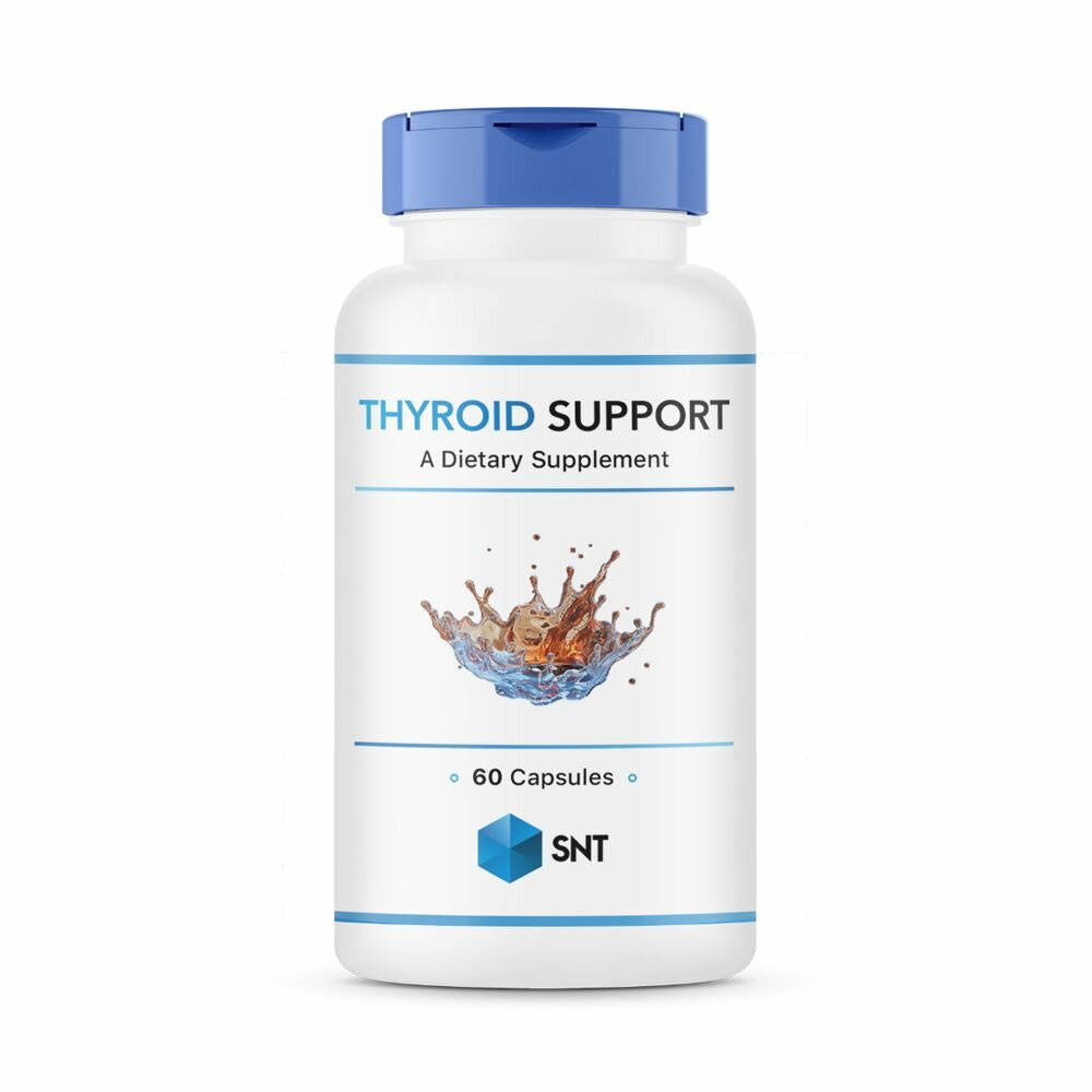 SNT Thyroid Support Тироид Сапорт 805 мг для щитовидной железы и обмена веществ, 60 капсул
