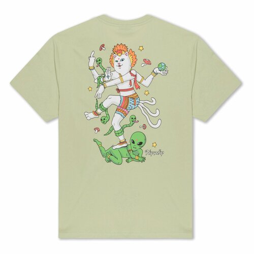 фото Футболка ripndip alien whisperer, размер xl, зелёный