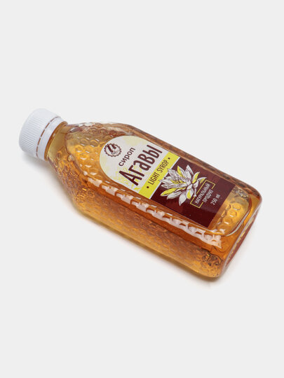 Сироп агавы светлый 250мл, BIOLAVKA. Натуральный сироп, для выпечки, — фото 1