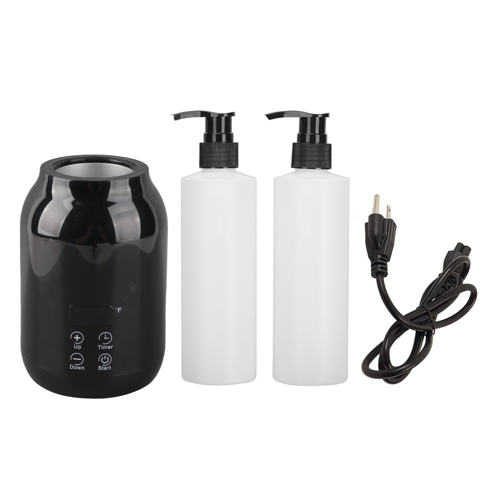 Essential Oil Heater LED Display Temperature Adjust Single Massage Bottle Warmer 110 240V US Plug