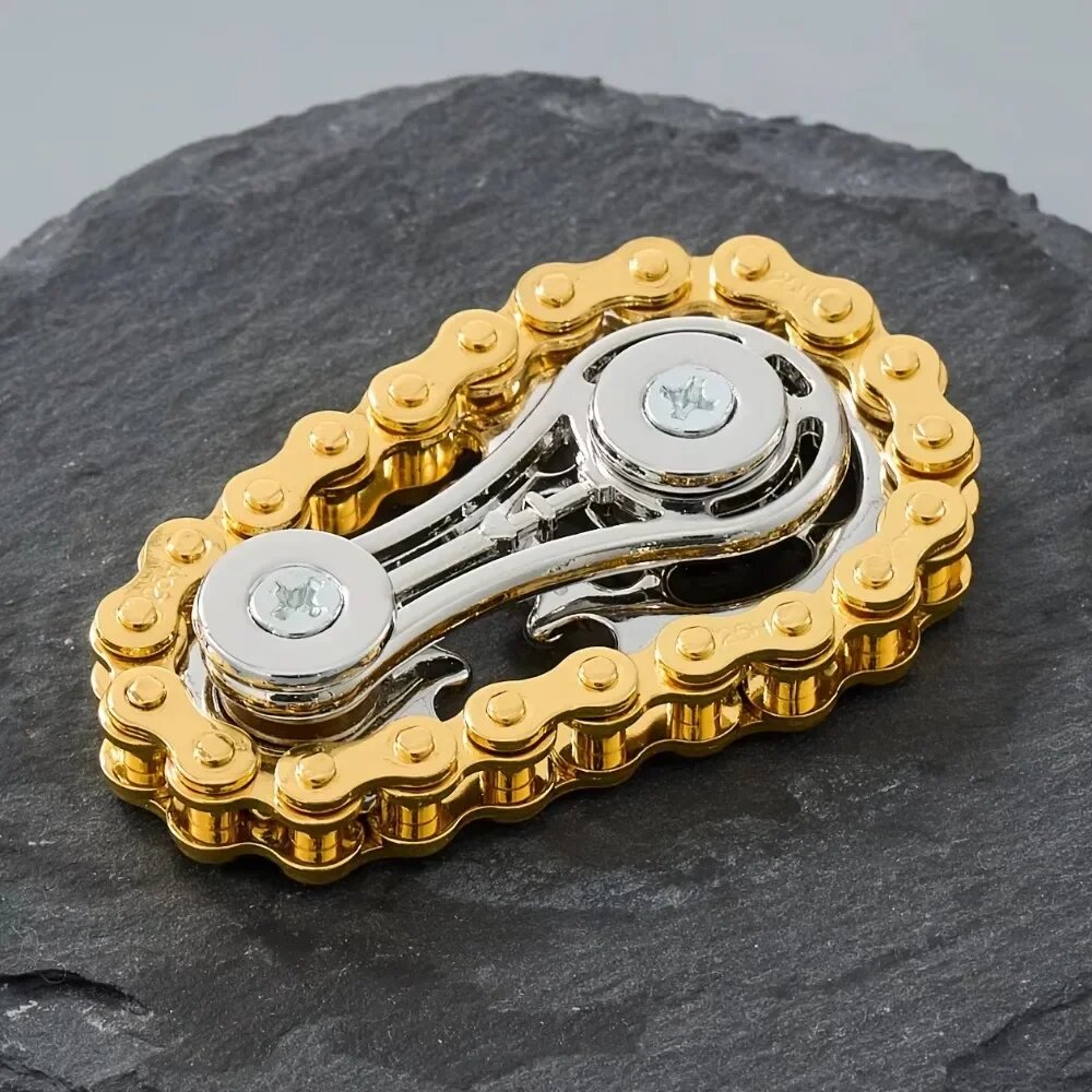 Металлический спиннер звезда, Gold