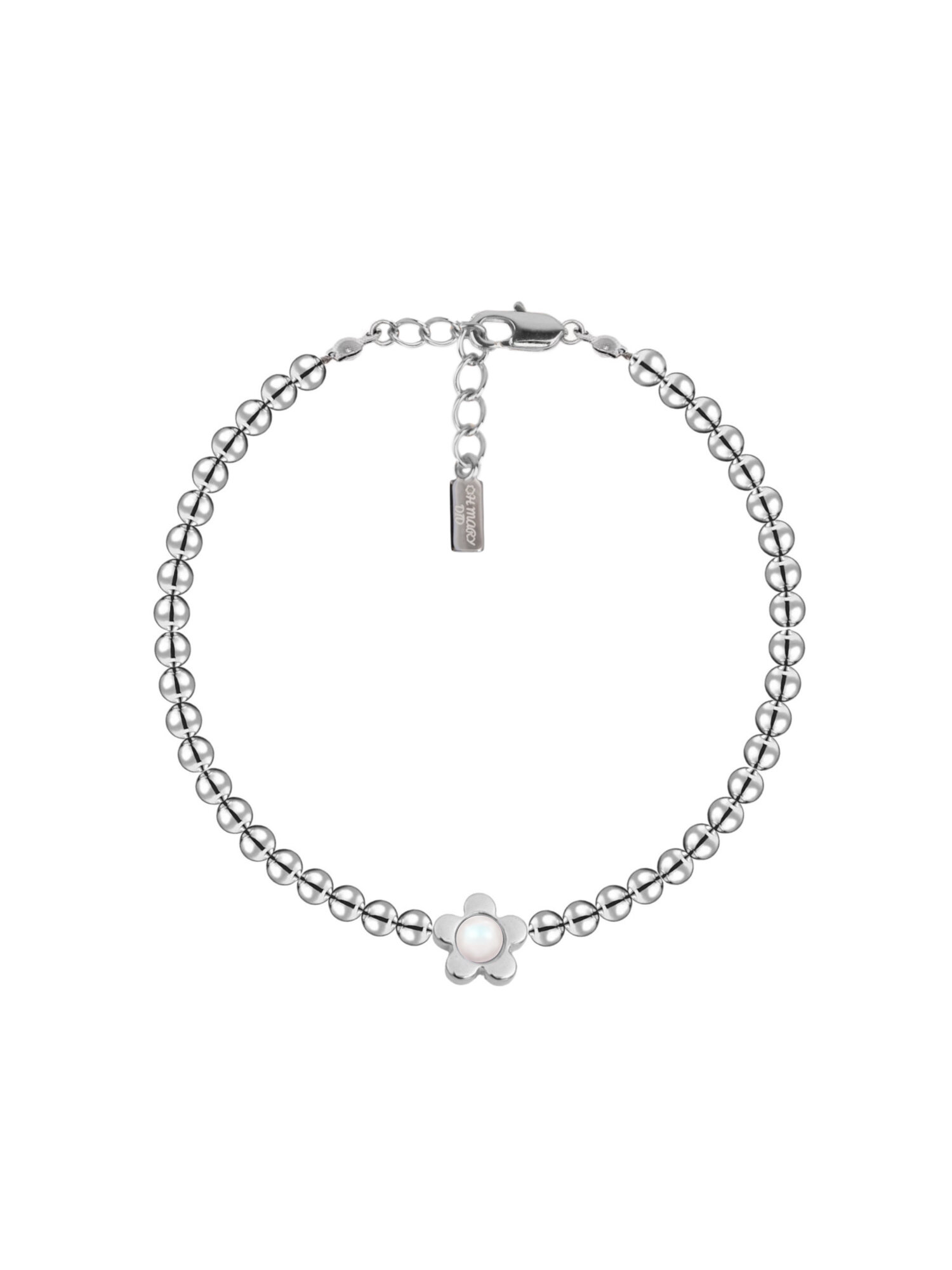 Браслет Oh Mary Did, гематит, жемчуг Swarovski синтетический