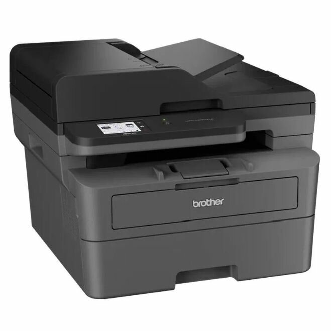 МФУ лазерное Brother MFC-L2860DW (MFC-L2860DW) черный - черно-белый, A4, 1200x1200 dpi, ч/б - 34 стр/мин (A4), RJ-45, USB, Wi-Fi