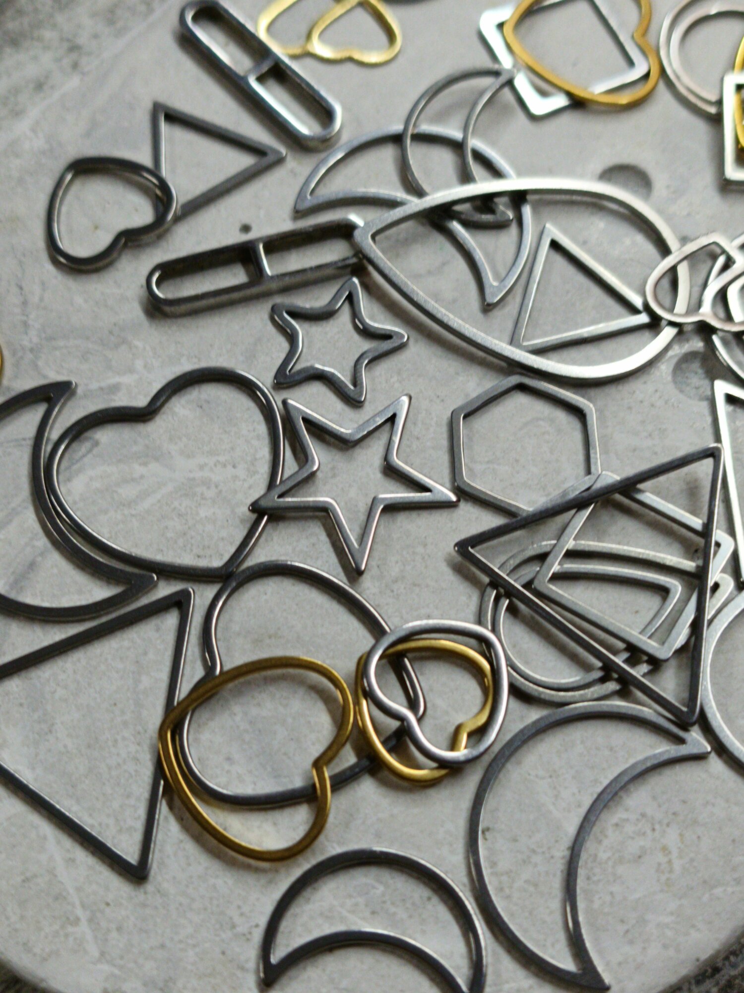 Рамки сеттинги для украшений и эпоксидной смолы 50шт — фото 1